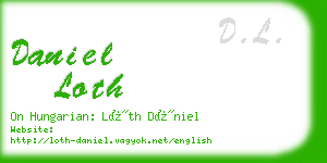 daniel loth business card